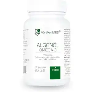 Algenöl FürstenMED Omega 3 Kapseln, vegan und biozertifiziert