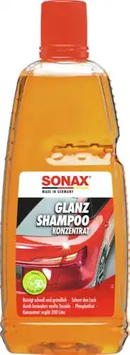 SONAX GlanzShampoo Konzentrat 1 Liter für die Fahrzeugreinigung