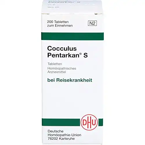 Reisetabletten Cocculus Pentarkan S 200 Tabletten zur Reisekrankheitsvorbeugung