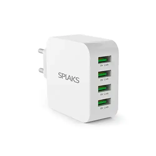 Schnellladegerät für iPhone und andere Geräte, 4-Port 40W USB