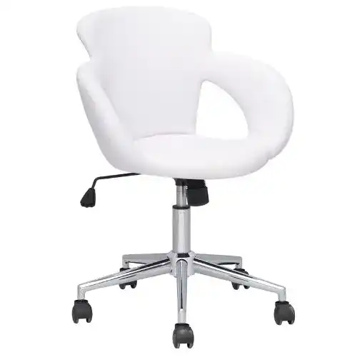 Bürostuhl in Weiß von SixBros. Modell M-65335-1/725