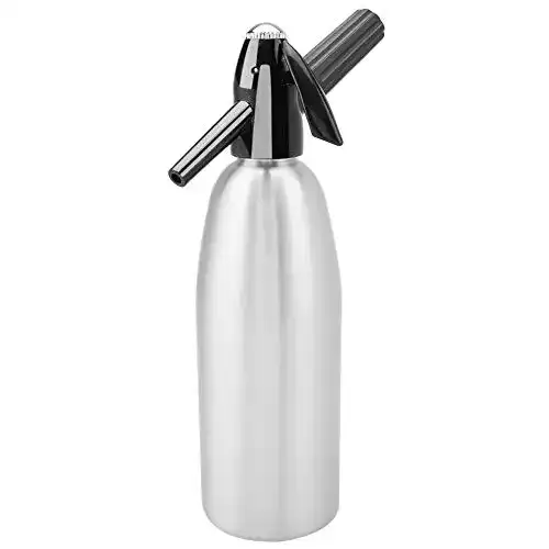 Oumij Soda Siphon 1 Liter Flasche für Sprudelwasser und Getränke
