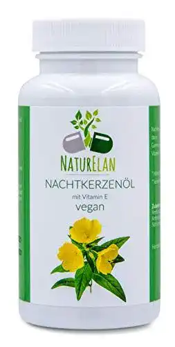 Nachtkerzenöl-Kapseln von NaturElan, vegan, 90 Kapseln