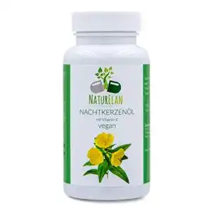 Nachtkerzenöl-Kapseln von NaturElan, vegan, 90 Kapseln