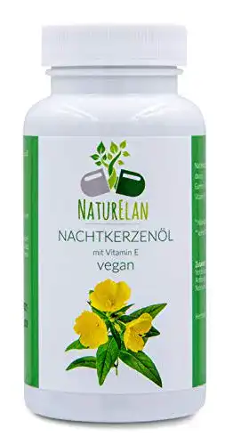 Nachtkerzenöl-Kapseln von NaturElan, vegan, 90 Kapseln