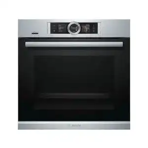 Bosch HRG6769S6 Serie 8 Pyrolyse-Einbau-Backofen mit Dampfunterstützung