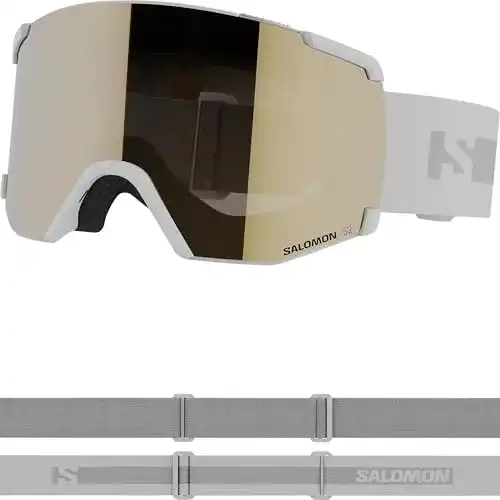 Salomon Skibrille S/VIEW ACCESS WHITE/Univ GOLD für alle Bedingungen