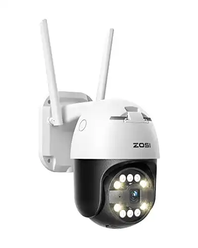 Zosi Überwachungskamera 5MP 3K Pan/Tilt WLAN für Außenbereich