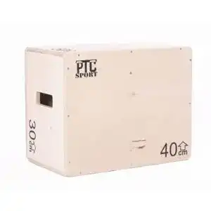 Plyo-Box PTC SPORT 3 in 1 aus Holz, Jump Box für Training