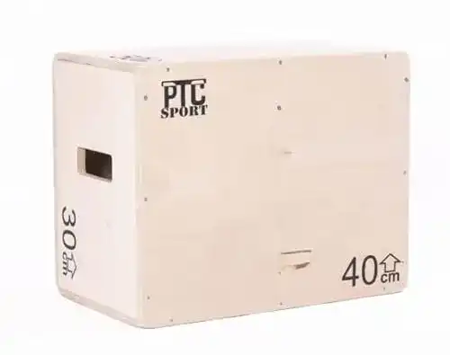 Plyo-Box PTC SPORT 3 in 1 aus Holz, Jump Box für Training