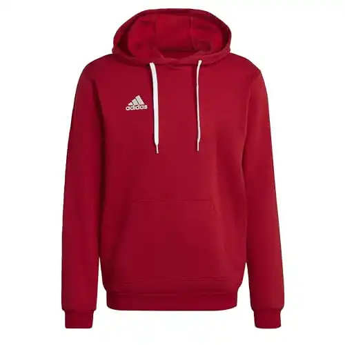 Adidas Herren Entrada 22 Sweat Hoodie in Team Power Red, Größe L