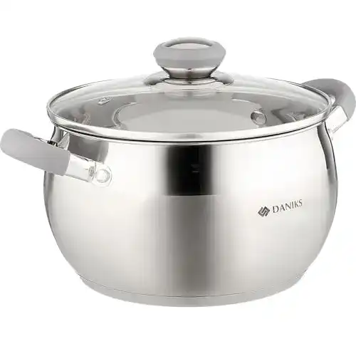 Edelstahl Kochtopf 20 cm von Daniks Modern Vielseitiger Pastatopf