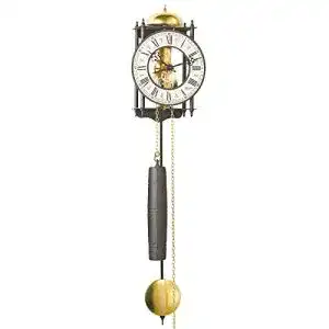 Pendeluhr Hermle Mechanische Skelettuhr mit Metallräderwerk
