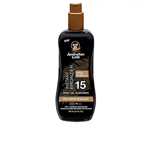 Australian Gold Sonnencreme Spray Gel mit SPF 15, 100 ml