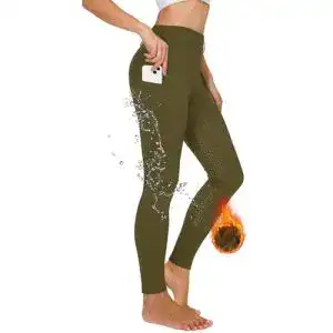 Reitleggings Havideto Winter Damen Thermo Reithose mit Vollbesatz