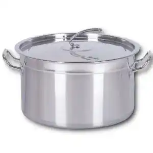 Kochtopf 15 Liter Edelstahl für Gastronomie und große Küchen