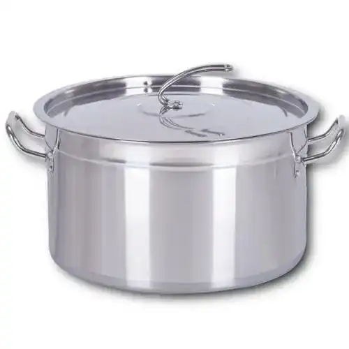 Kochtopf 15 Liter Edelstahl für Gastronomie und große Küchen