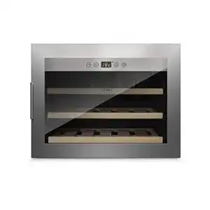 Caso Weinkühlschrank WineSafe 18 EB Inox für 18 Flaschen