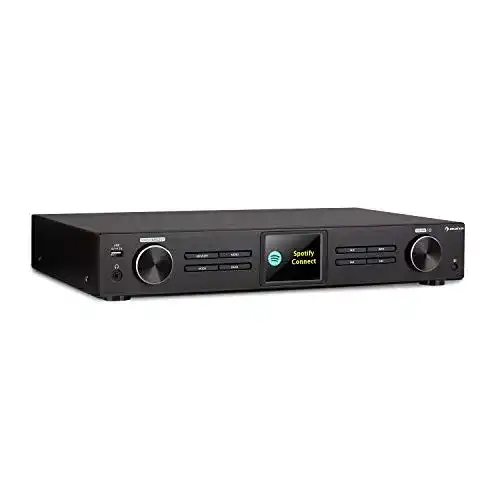 Auna iTuner HiFi-Tuner Receiver für Internet-Radio und FM Radio