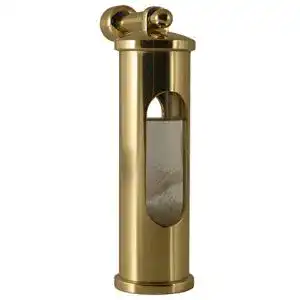 Sturmglas Delite Barometer aus poliertem Messing mit Wandhalterung