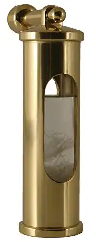 Sturmglas Delite Barometer aus poliertem Messing mit Wandhalterung