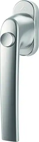 Fenstergriff Roto Samba mit Druckknopf in Natursilber