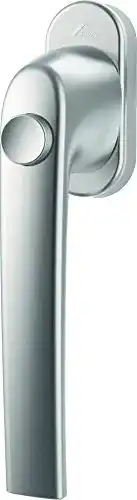 Fenstergriff Roto Samba mit Druckknopf in Natursilber