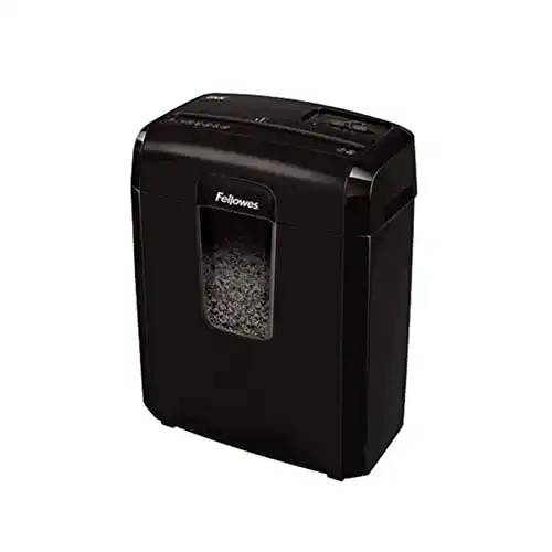 Fellowes Aktenvernichter Microshred 8Mc Mikro-Partikelschnitt für Zuhause