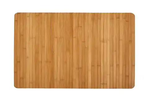 Bambusteppich Kleine Wolke Holzmatte 50 x 80 cm für Badezimmer