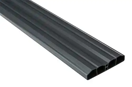Zaunlatten Hexim Restposten – PVC Zaunelemente 63 cm in Graphit