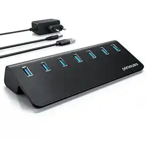 USB Hub 7 Port mit Netzteil und USB 3.2 Gen.2 Unterstützung