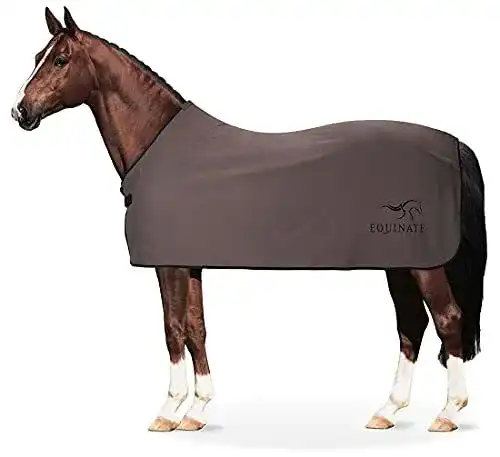 Equinate Abschwitzdecke Orlando aus Fleece für Pferde