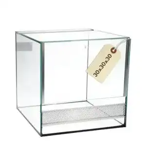 Terrarium GarPet aus Glas 30x30x30 cm für Reptilien, Amphibien und Spinnen