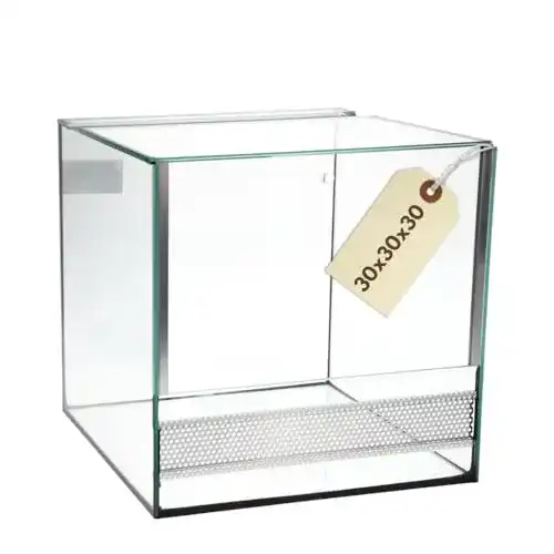 Terrarium GarPet aus Glas 30x30x30 cm für Reptilien, Amphibien und Spinnen