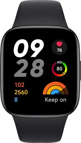 Xiaomi Redmi Watch 3 Smartwatch in Schwarz