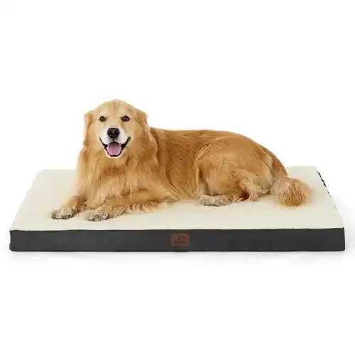 Hundebett Bedsure orthopädisch für große Hunde 112x81x7.6 cm