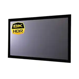 Kontrastleinwand HiViLux Rahmenleinwand grau für optimale Bildqualität