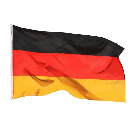 Aricona Deutschland Flagge 90 x 150 cm aus Polyester