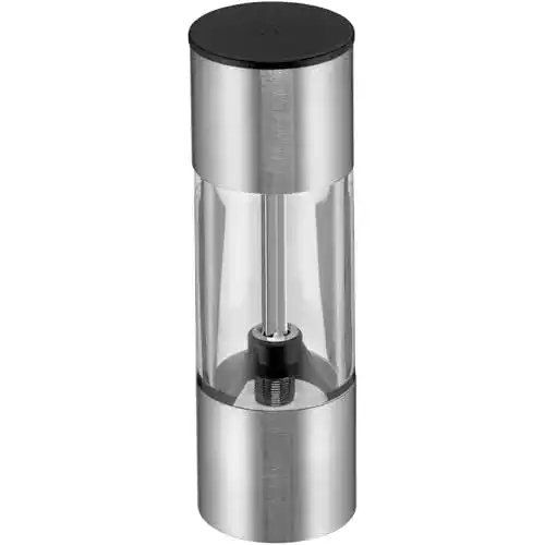 WMF Mini Gewürzmühle 11 cm aus Edelstahl, unbefüllt