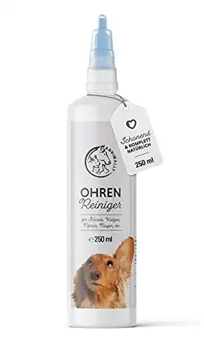 Ohrreiniger für Hunde und Katzen von Annimally, 250ml