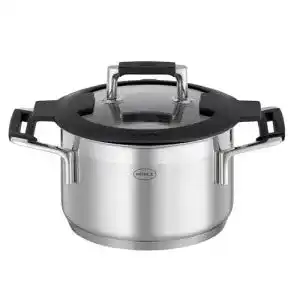 Rösle Silence Pro Kochtopf aus Edelstahl 18/10, 16 cm, induktionsgeeignet