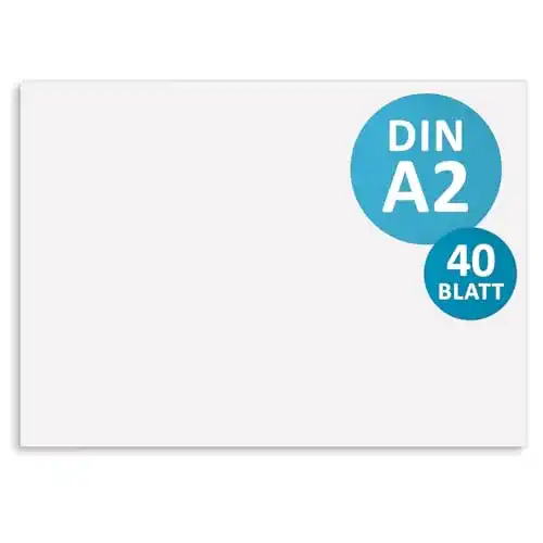 Schreibtischunterlage Younikat Blanko DIN A2 mit 40 Blatt