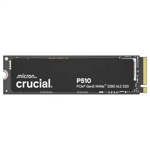 Crucial P510 1TB M.2 NVMe PCIe 5.0 SSD für Laptop und Desktop