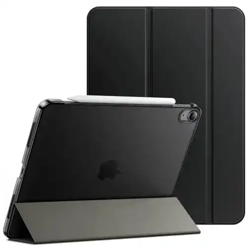 JETech Hülle für iPad Air 5./4. Generation, 10,9 Zoll, Schwarz