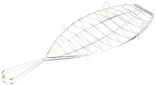 Fischbräter Ibili 770100 aus Edelstahl, 19 x 19 x 42 cm