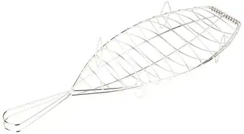 Fischbräter Ibili 770100 aus Edelstahl, 19 x 19 x 42 cm