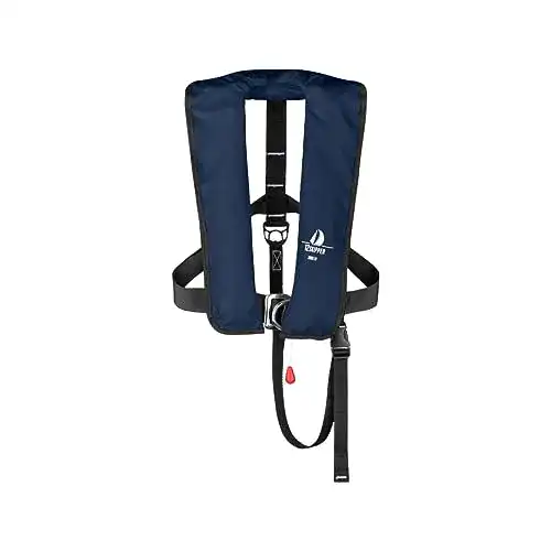 Rettungsweste Automatik 12Skipper ISO 300N für Erwachsene