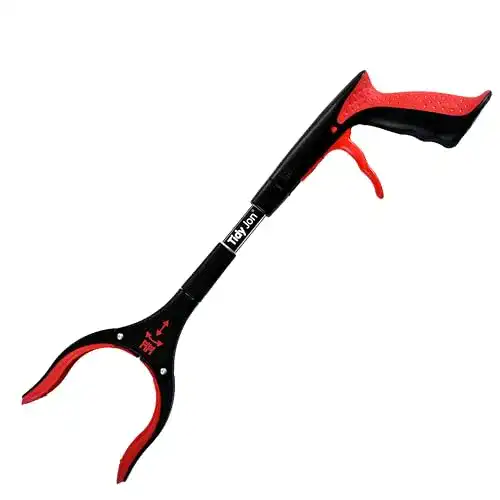 Greifzange von The Helping Hand Company in Rot/Silber, 45,7 cm