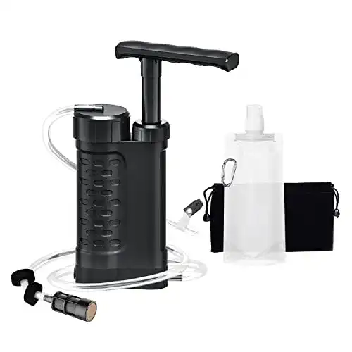 Outdoor Wasserfilter Purewell Pumpe mit 0,01 Mikron Filtration