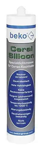 Beko Silikon 2293101 Ceral-Silicon 310 ml in Schwarz